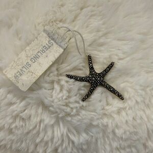 Starfish Sterling Silver Necklace Charm